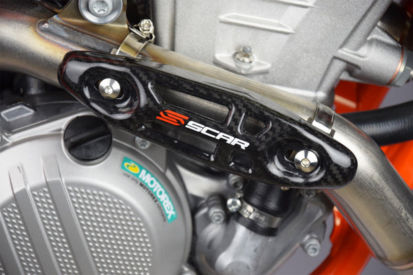 Scar Carbon Auspuff Hitzeschutz 4-Takt