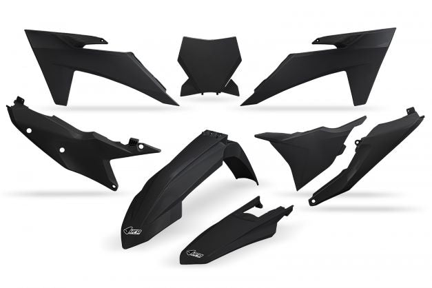 UFO Plasticset Zwart KTM 125 SX/250 SX 2023-2024