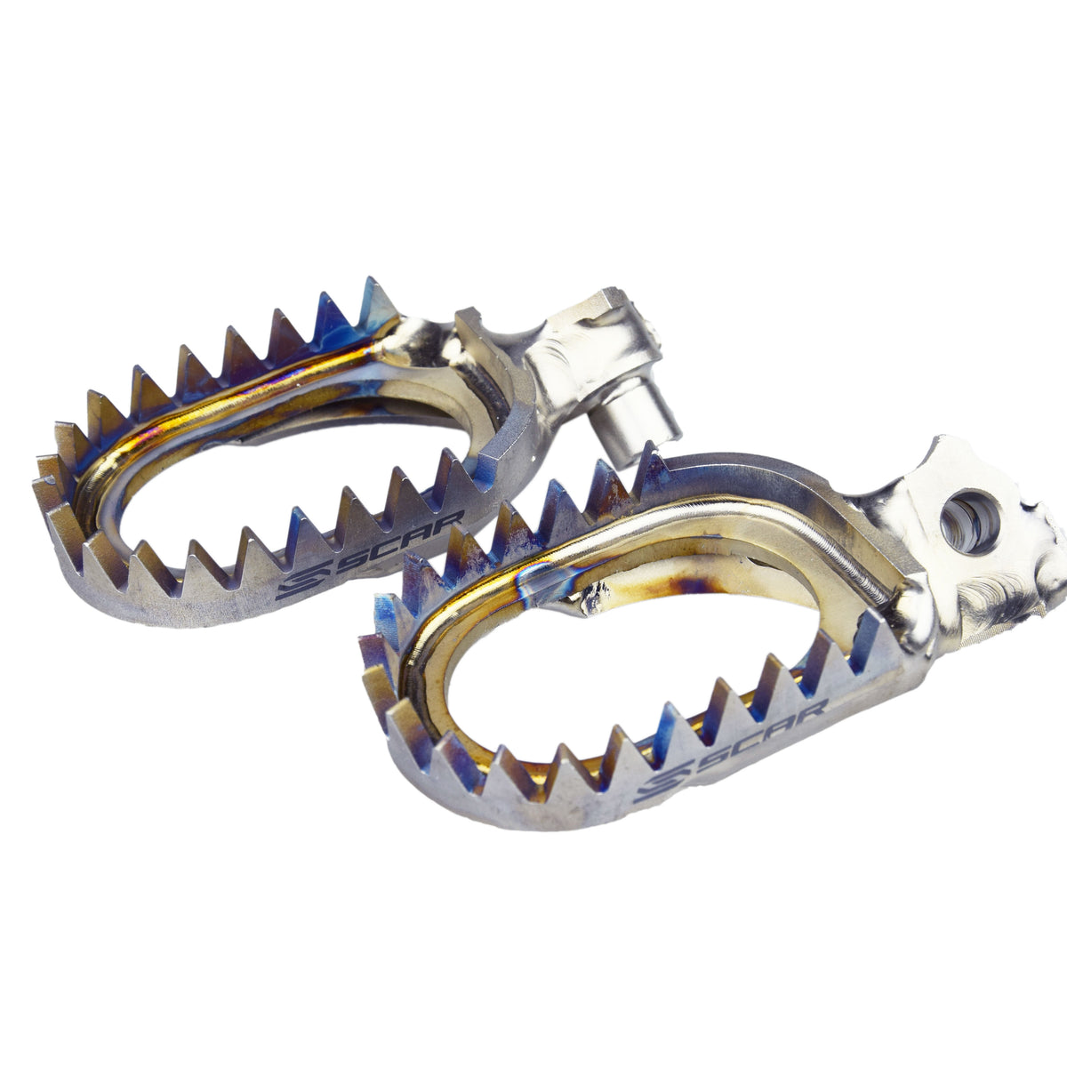 Scar Titanium Voetsteunen Anti-Mud Yamaha 1999-2025