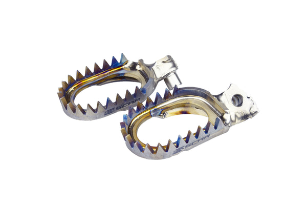 Scar Titanium Voetsteunen Anti-Mud Yamaha 1999-2025