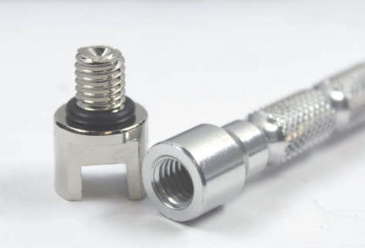 Beta Tools 3075 K10 Speichenschlüsselsatz mit 10 austauschbaren Köpfen Universal