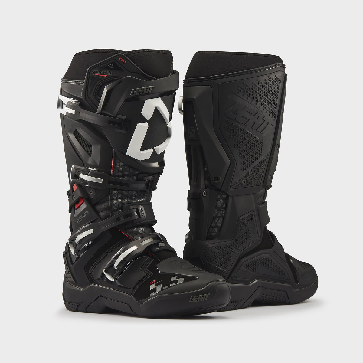 Leatt Moto 5.5 FlexLock Evo Crosslaarzen Zwart, productfoto 1