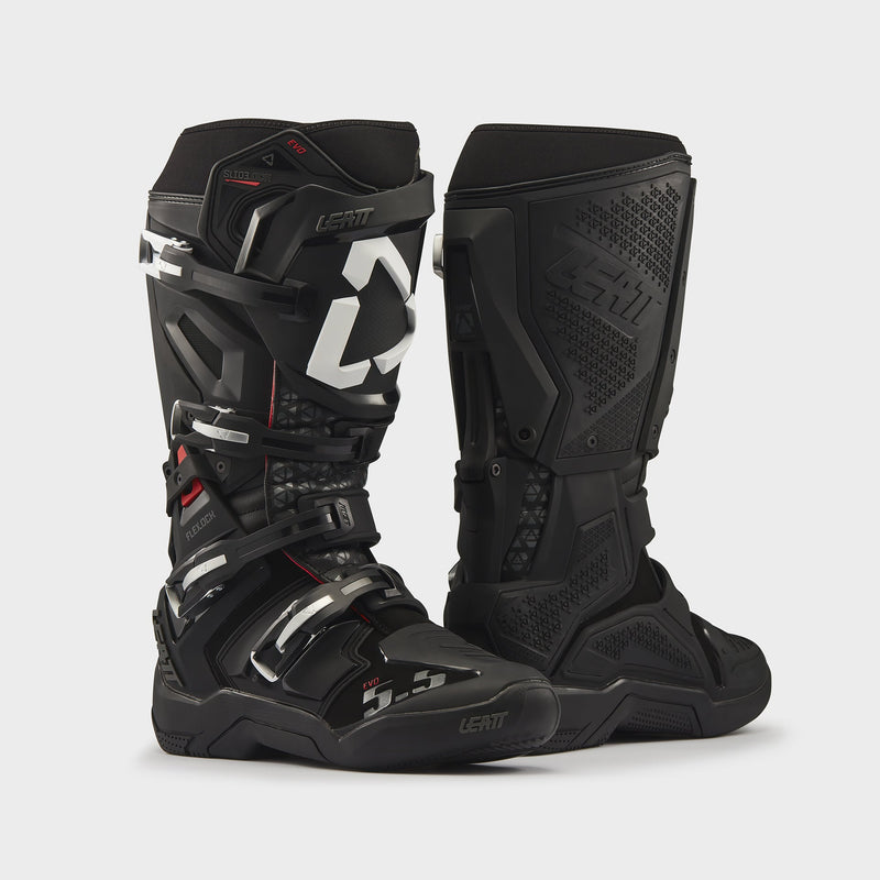 Leatt Moto 5.5 FlexLock Evo Crosslaarzen Zwart, productfoto 1