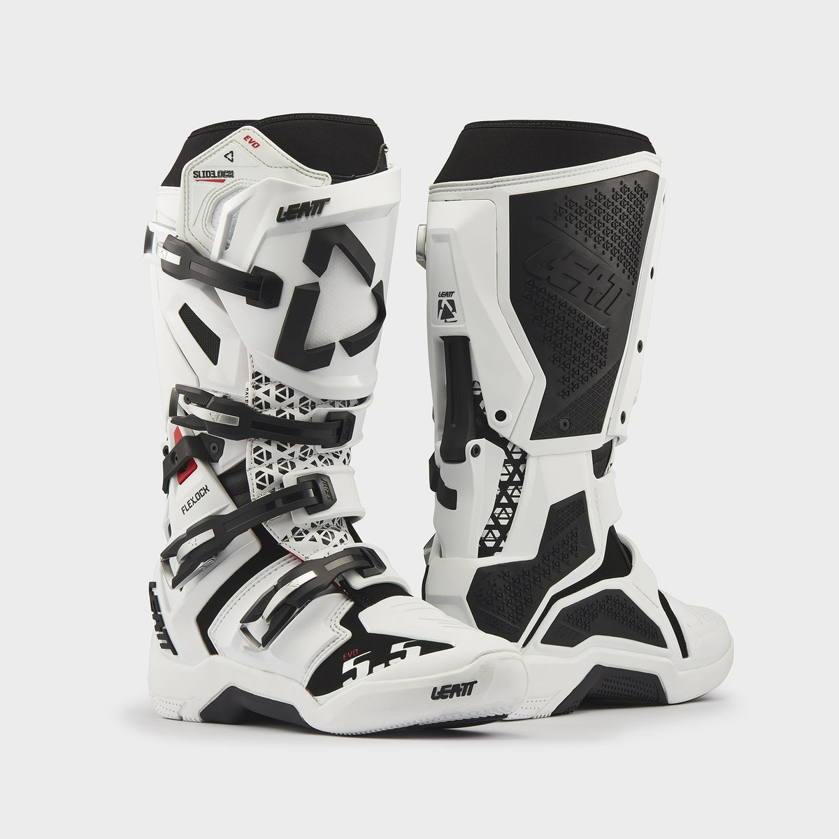 Leatt Moto 5.5 FlexLock Evo Crosslaarzen Wit, productfoto 1