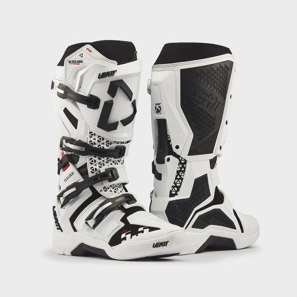 Leatt Moto 5.5 FlexLock Evo Crosslaarzen Wit