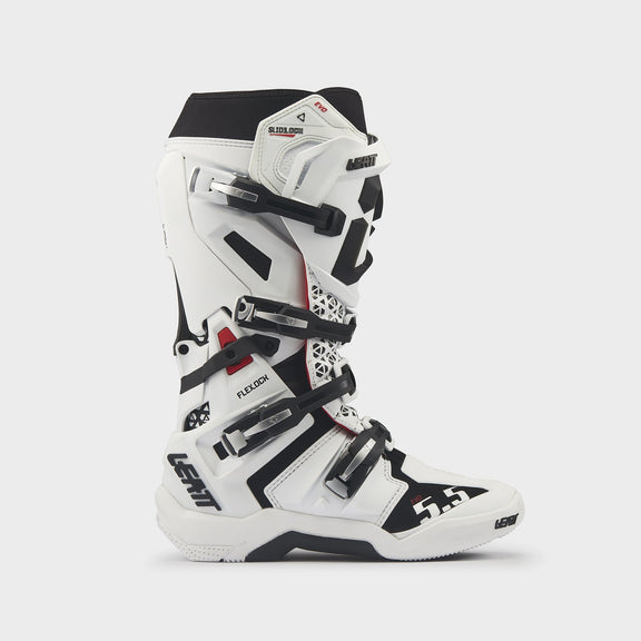 Leatt Moto 5.5 FlexLock Evo Crosslaarzen Wit, productfoto 2