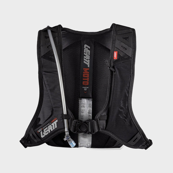 Leatt Moto 5L Rugzak met drinksysteem Zwart