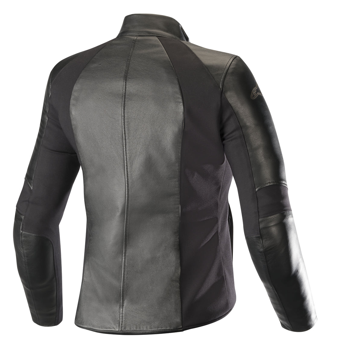 Alpinestars Vika v2 Schwarze Motorrad-Lederjacke