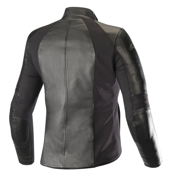 Alpinestars Vika v2 Zwart Leren Motorjas