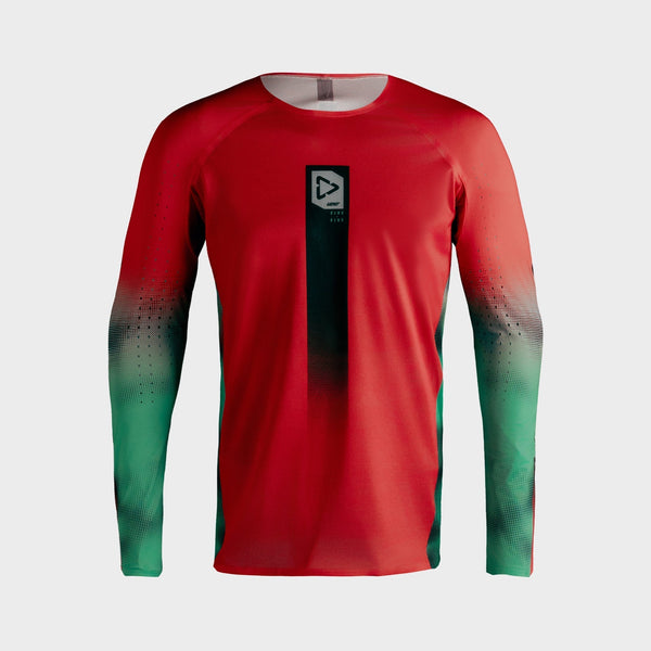 Leatt Moto 5.5 UltraWeld Crossshirt Verlopend rood