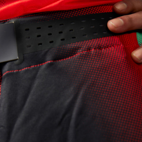 Leatt Moto 5.5 I.K.S Crossbroek Verlopend rood