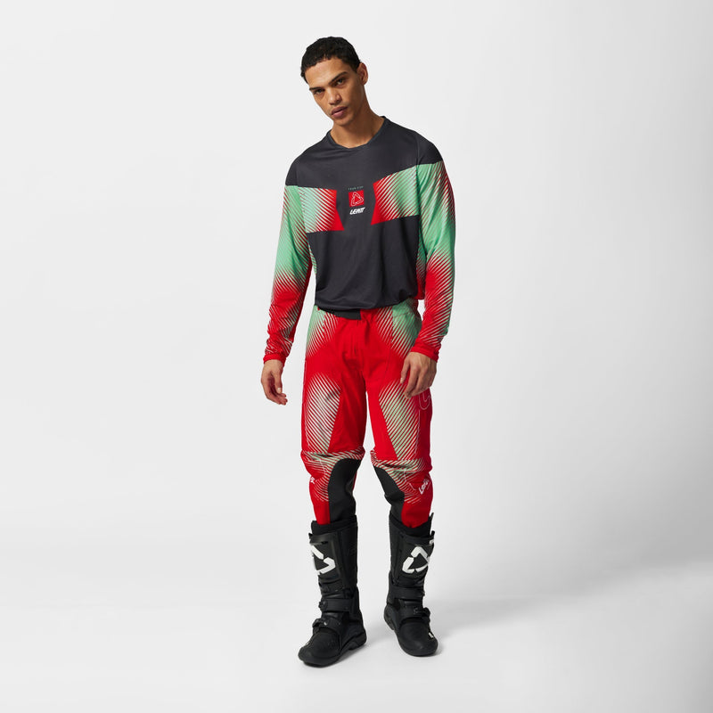 Leatt Moto 4.5 Crossbroek Gestreept rood, productfoto 4