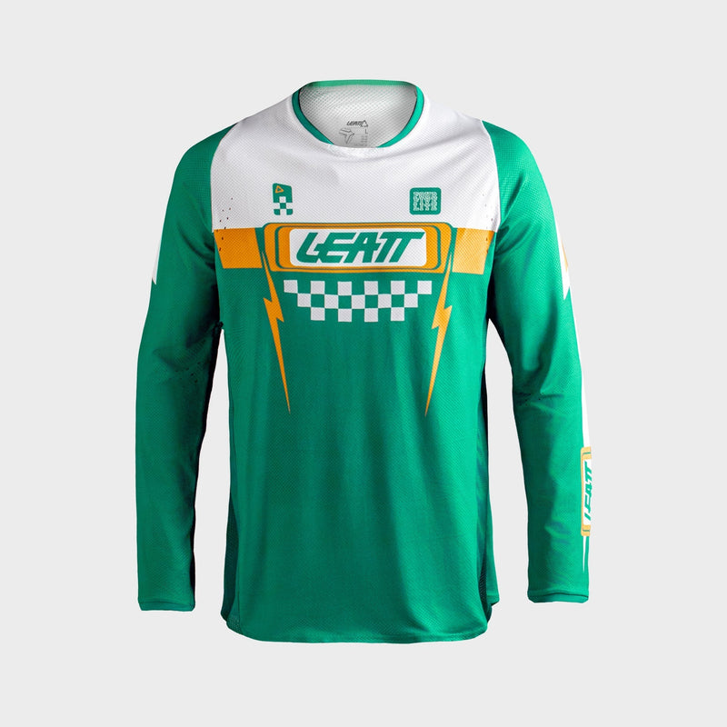 Leatt Moto 4.5 Lite Crossshirt Jadegroen, productfoto 1