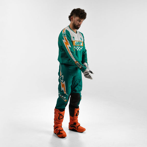 Leatt Moto 4.5 Lite Crossshirt Jadegroen, productfoto 3