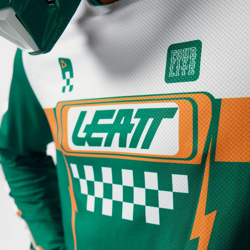 Leatt Moto 4.5 Lite Crossshirt Jadegroen, productfoto 4