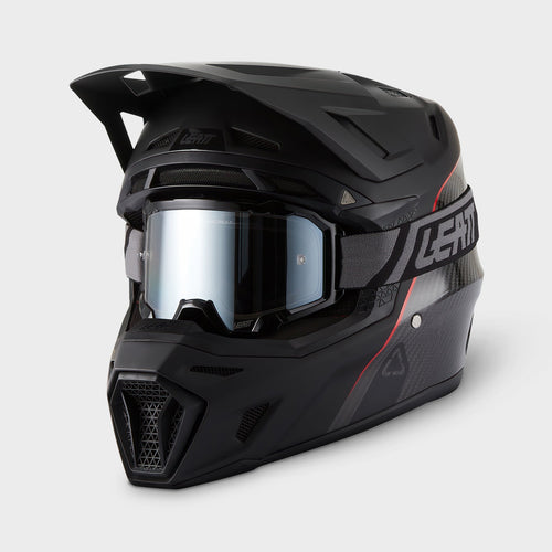 Leatt Moto 9.5 FIM Carbon Motocross Helmet with Goggles