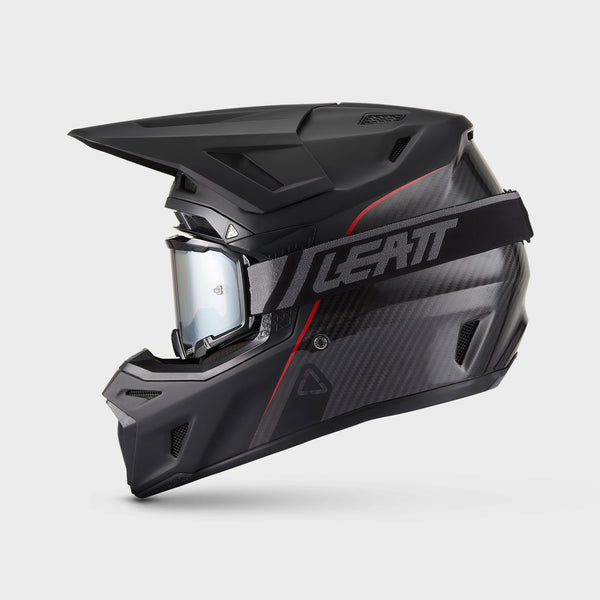 Leatt Moto 9.5 FIM Crosshelm met Crossbril Carbon