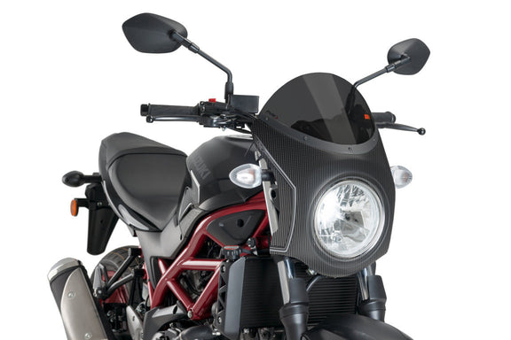 Puig Semi-kuip Carbon Look Suzuki SV650 (2016 en later) donker smoke