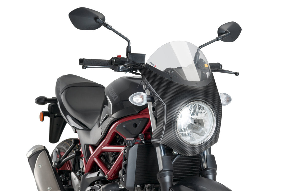 Puig Semi-kuip Carbon Look Suzuki SV650 (2016 en later) smoke
