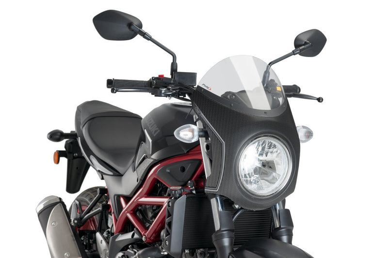 Puig Semi-kuip Carbon Look Suzuki SV650 (2016 en later) smoke