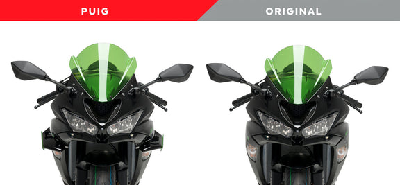 Puig Downforce Spoilers Forkawasaki ZX-6R (2018 en later) zwart