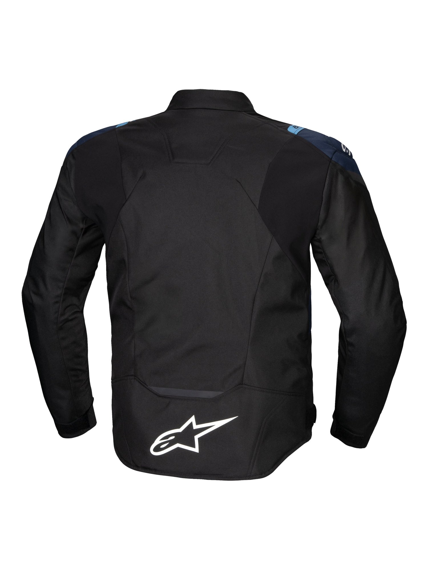Alpinestars T-Jaws v4 Waterproof Schwarz/Blau Motorradjacke