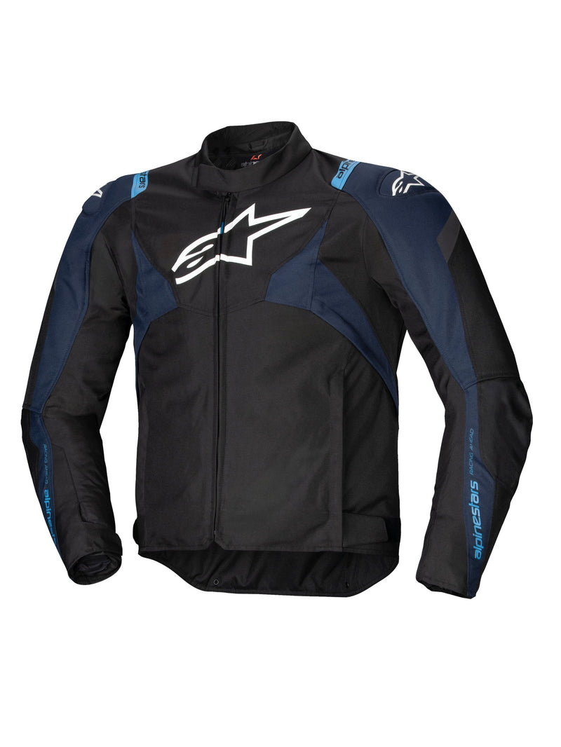 Alpinestars T-Jaws v4 Waterproof Zwart/Blauw Motorjas