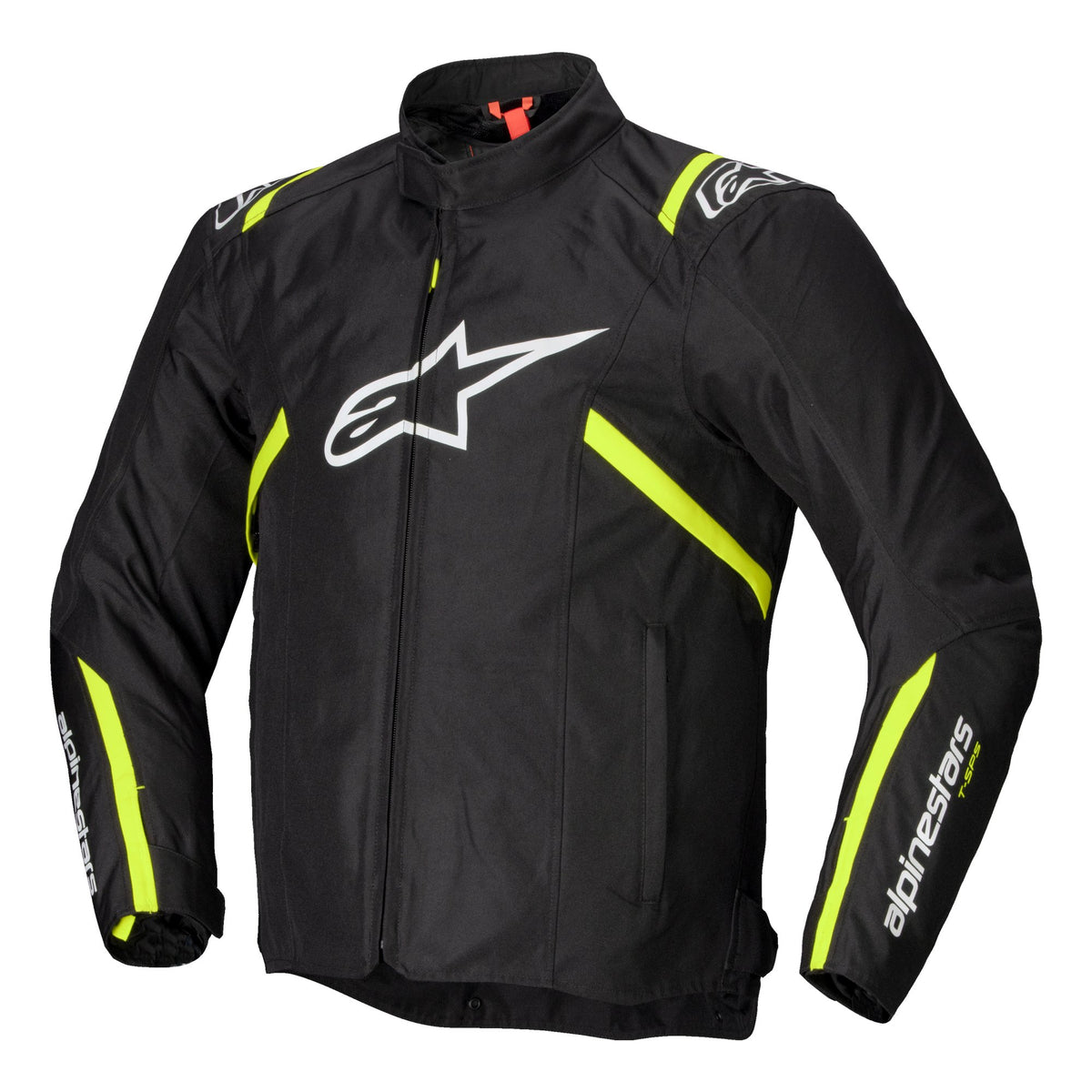 Alpinestars T-SPS v2 Waterproof Zwart/Wit/Fluogeel Motorjas