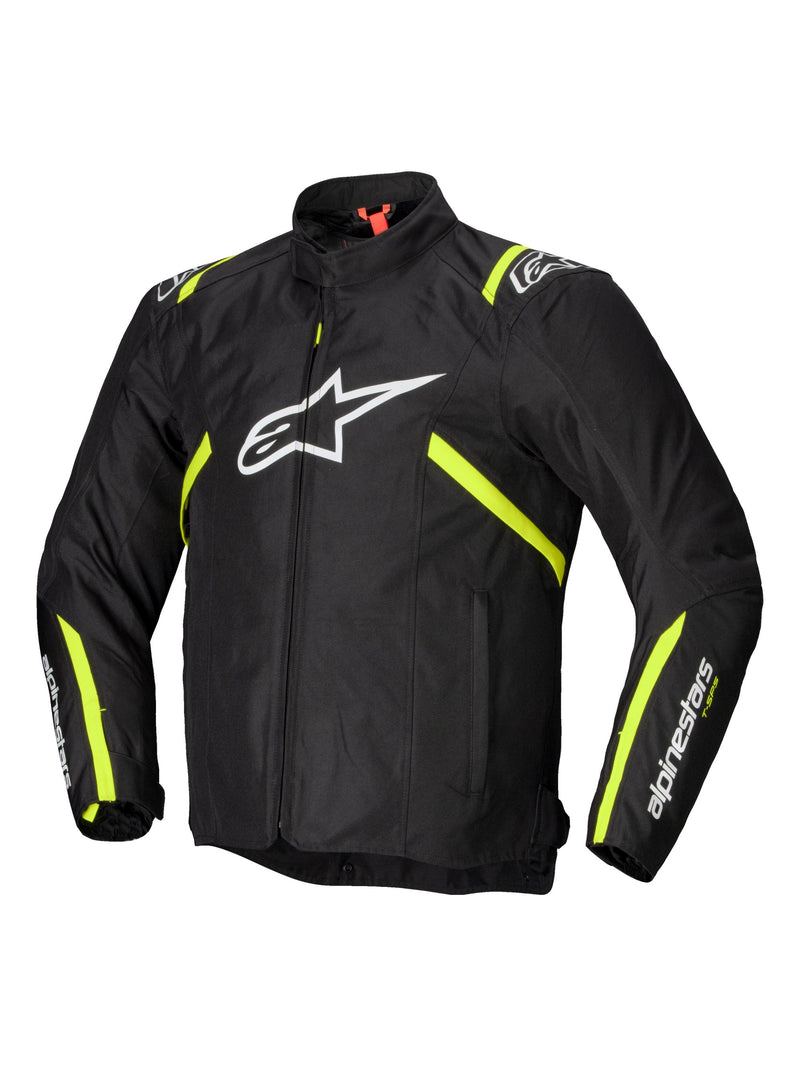 Alpinestars T-SPS v2 Waterproof Zwart/Wit/Fluogeel Motorjas