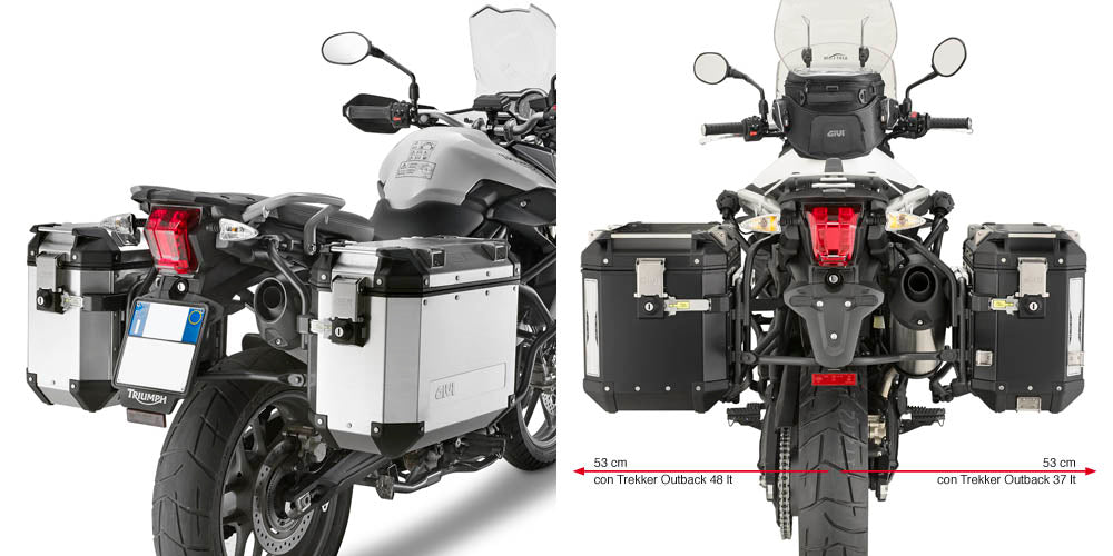 Givi PL6401CAM Zijkofferrek Triumph Tiger 800/800XC (11-13)
