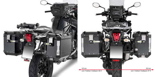 Givi PL6408CAM Zijkofferrek