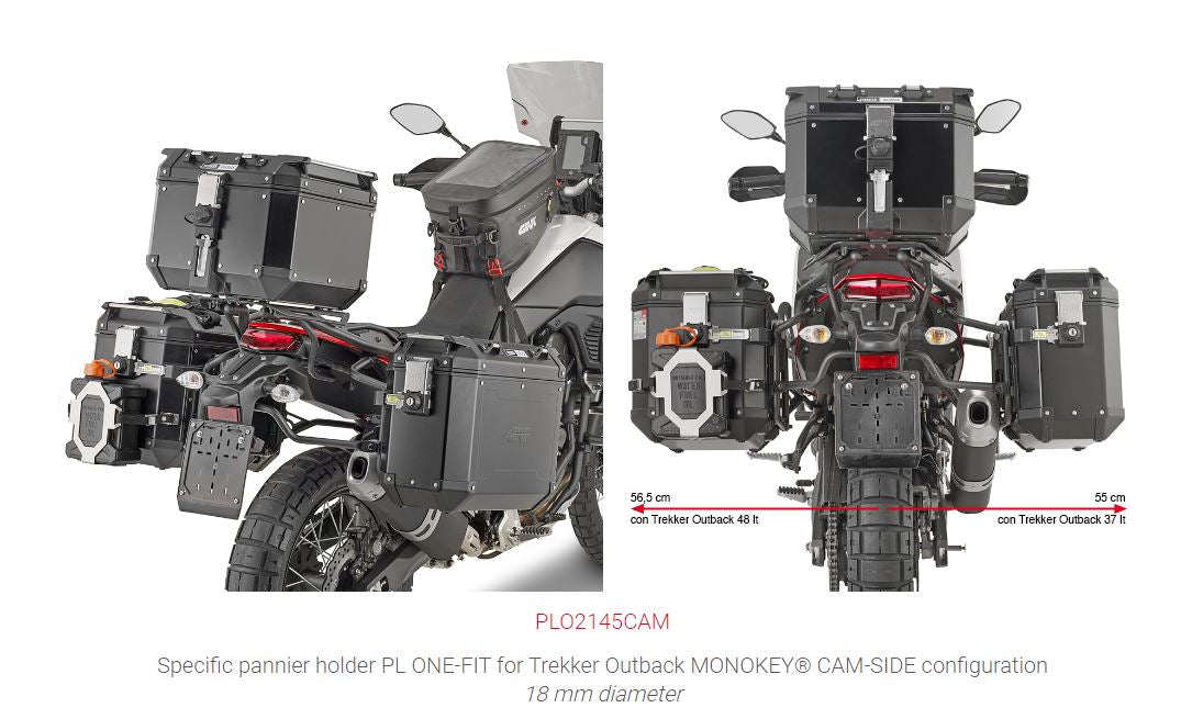 Givi PLO2145CAM Zijkofferrek