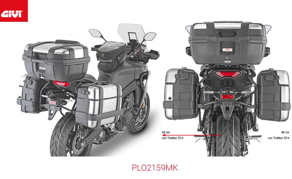 Givi PLO2159MK Seitenkofferhalter Yamaha Tracer 9 21