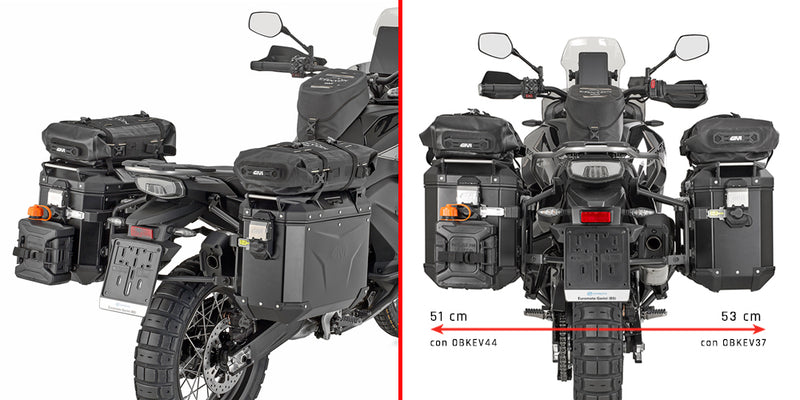 Givi PLO9227CAM Zijkofferrek