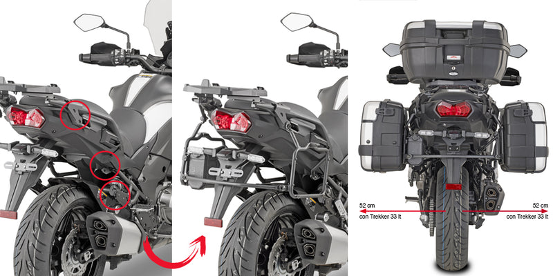 Givi PLR4126 Zijkofferrek Kawasaki Versys 1000/1000 SE (19)