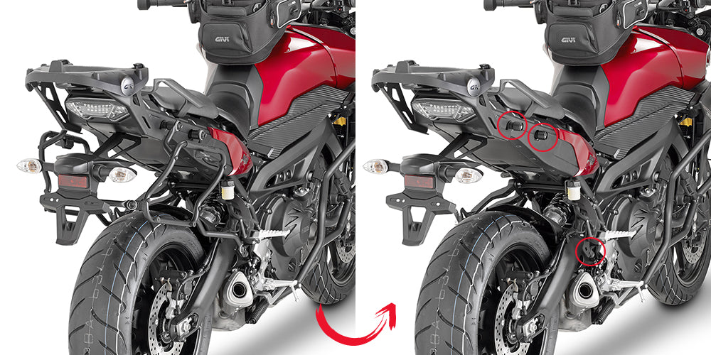 Givi PLXR2122 Zijkofferrek Yamaha MT-09 Tracer (15)