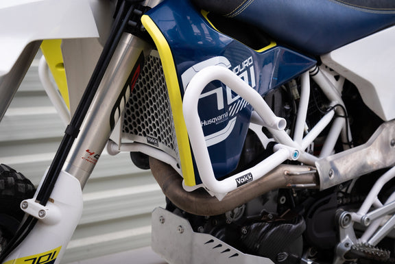 Yakk EXP Valbeugel Husqvarna 701 / KTM 690 / GasGas 700 Wit