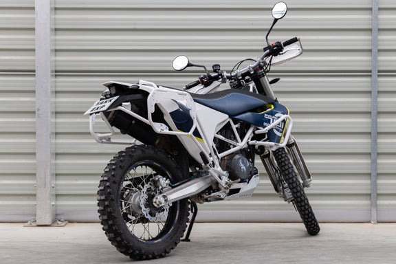 Yakk EXP Zijkofferdrager Husqvarna 701 Enduro/Supermoto 2016-2025 Wit