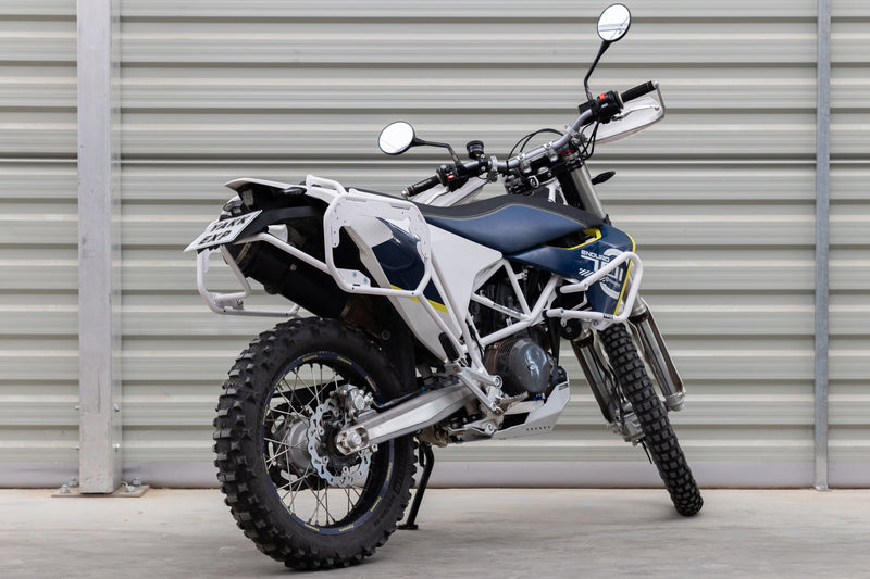 Yakk EXP Zijkofferdrager Husqvarna 701 Enduro/Supermoto 2016-2025 Wit