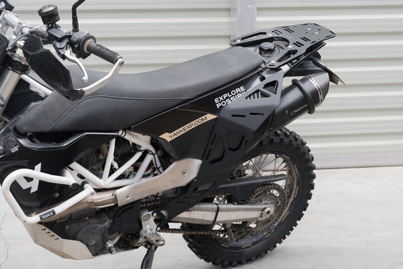 Yakk EXP Zijkofferrek Husqvarna 701 Enduro/Supermoto 2016-2025 Zwart