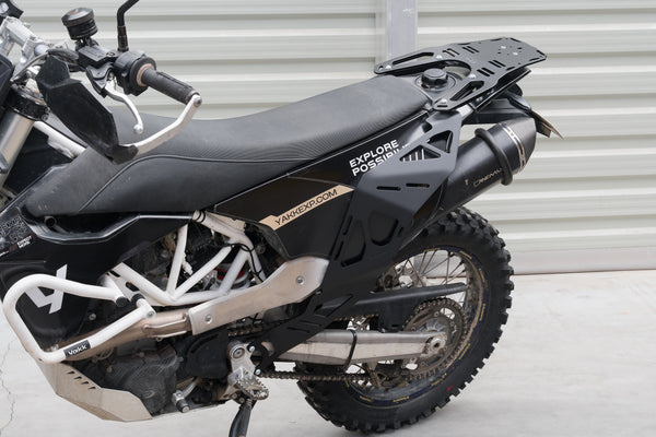 Yakk EXP Zijkofferrek Husqvarna 701 Enduro/Supermoto 2016-2025 Zwart