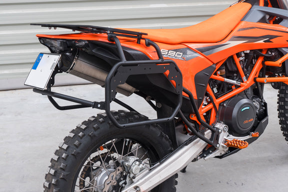 Yakk EXP Zijkofferdrager KTM 690 Enduro 2019-2025 Zwart