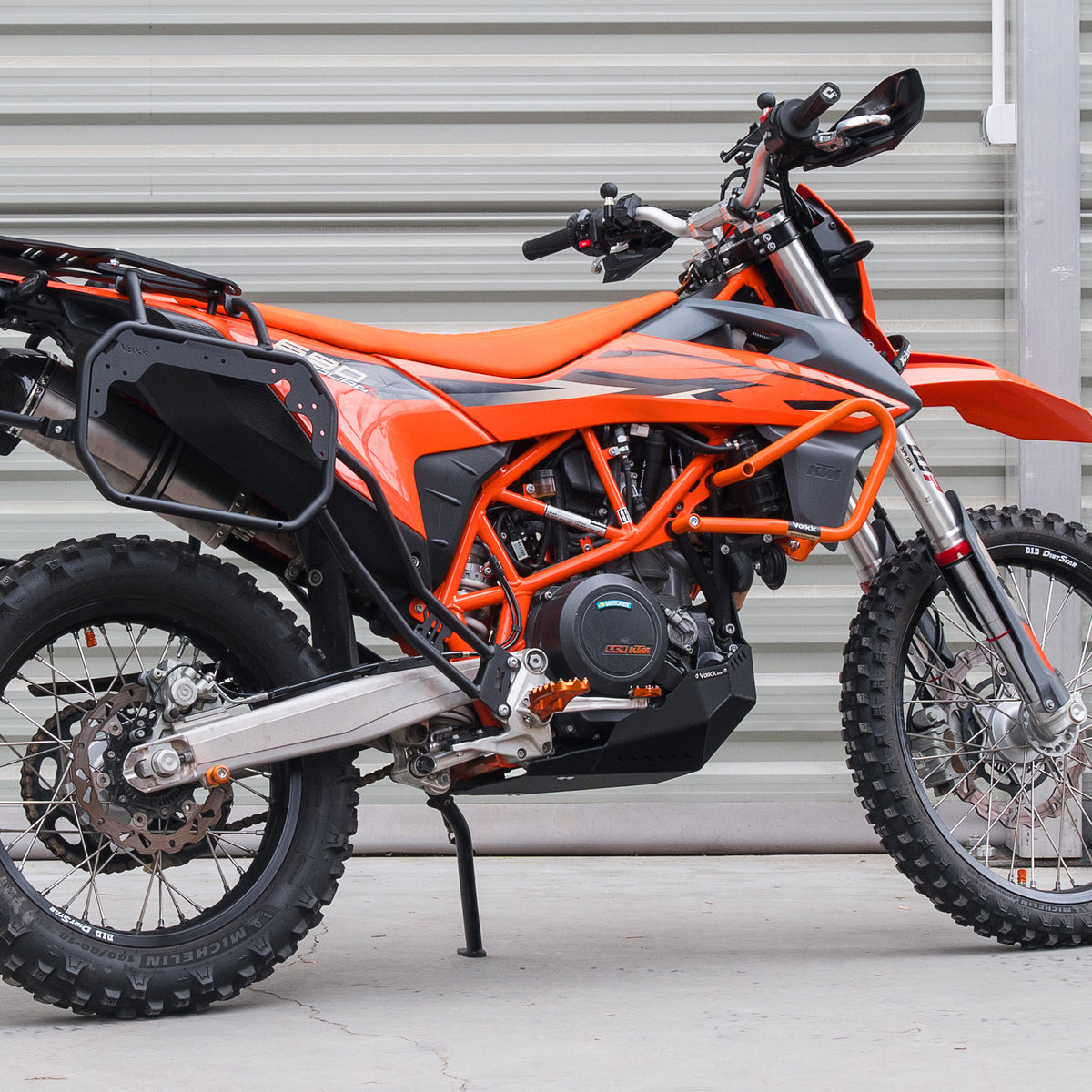 Yakk EXP Zijkofferdrager KTM 690 Enduro 2019-2025 Zwart