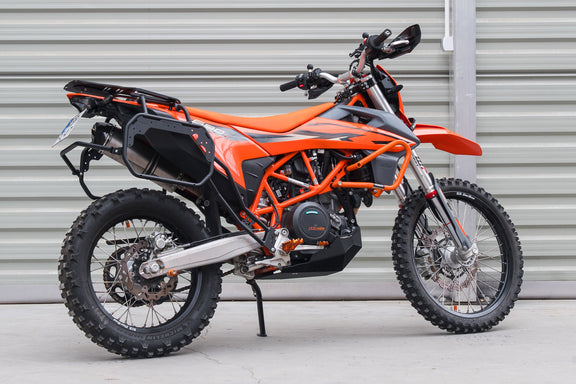 Yakk EXP Zijkofferdrager KTM 690 Enduro 2019-2025 Zwart