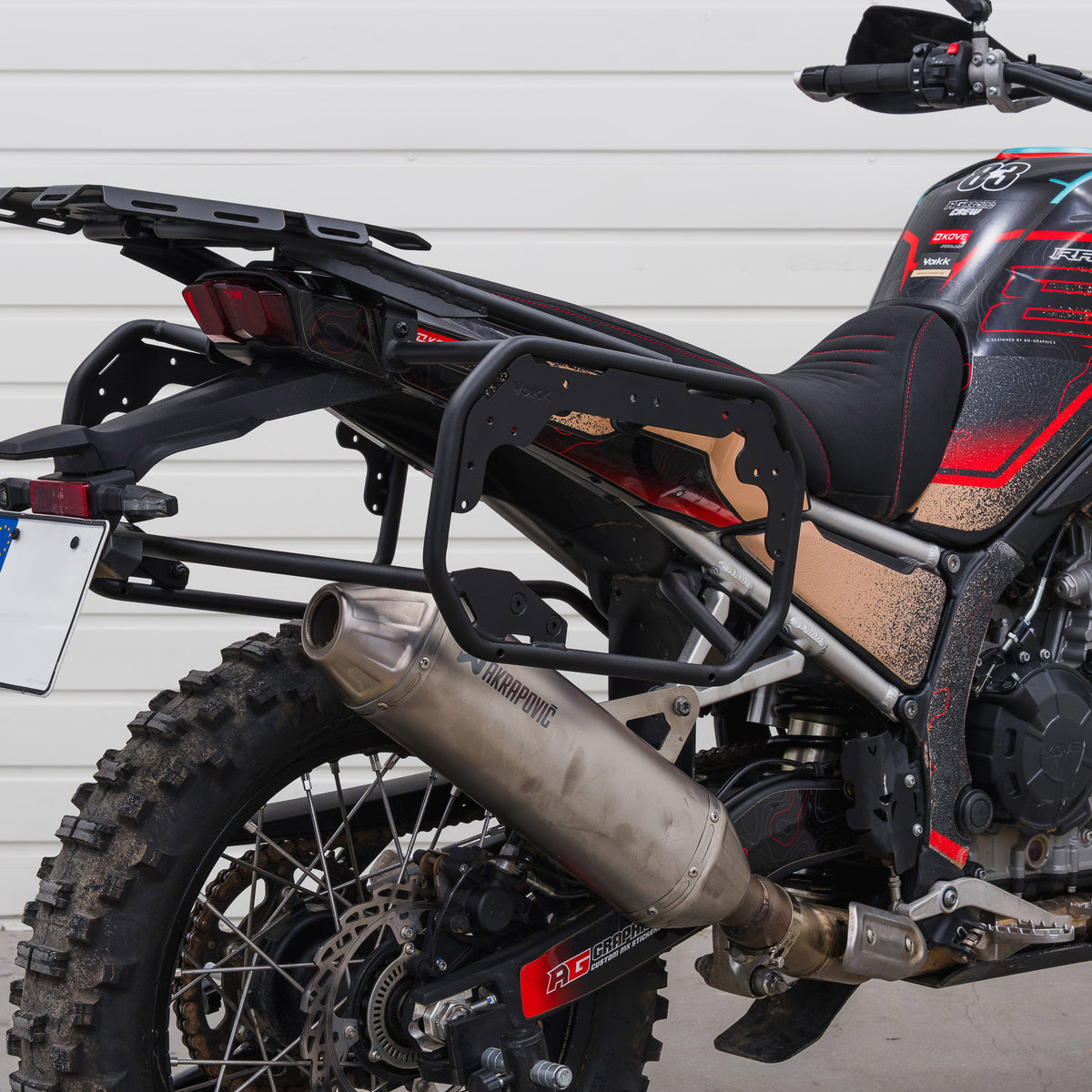 Yakk EXP Zijkofferdrager Kove 800X Rally vanaf 2024 Zwart