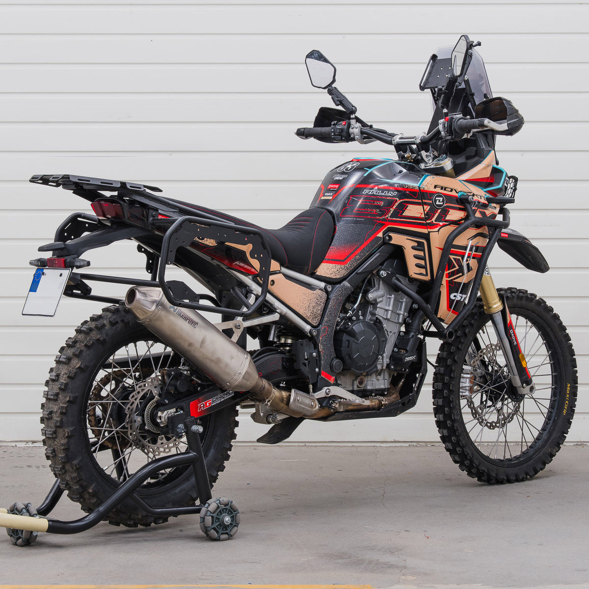 Yakk EXP Zijkofferdrager Kove 800X Rally vanaf 2024 Zwart