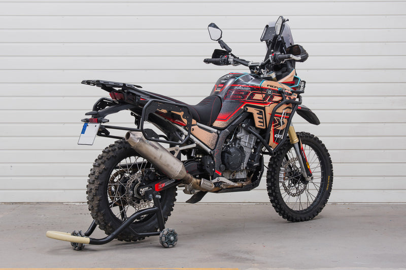 Yakk EXP Zijkofferdrager Kove 800X Rally vanaf 2024 Zwart