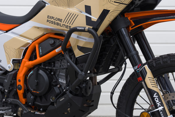 Yakk EXP Sturzbügel Unterteil KTM 390 Adventure ab 2025 Schwarz