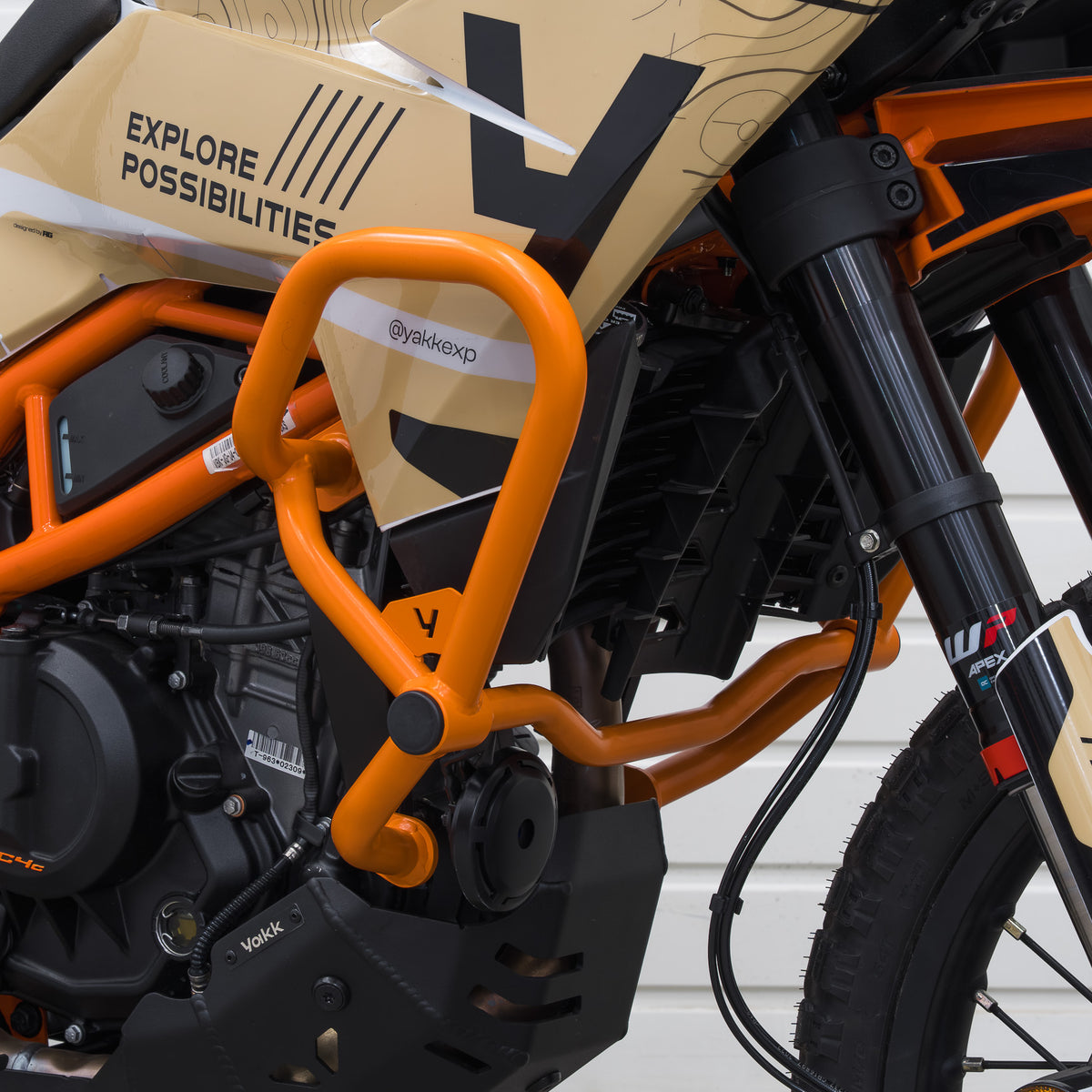 Yakk EXP Valbeugel Onder KTM 390 Adventure orange vanaf 2025