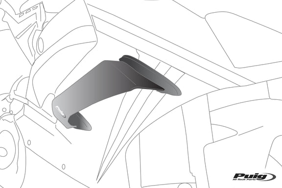 Puig Winglets Race Kawasaki ZX-10R/RR (2020 en later) groen